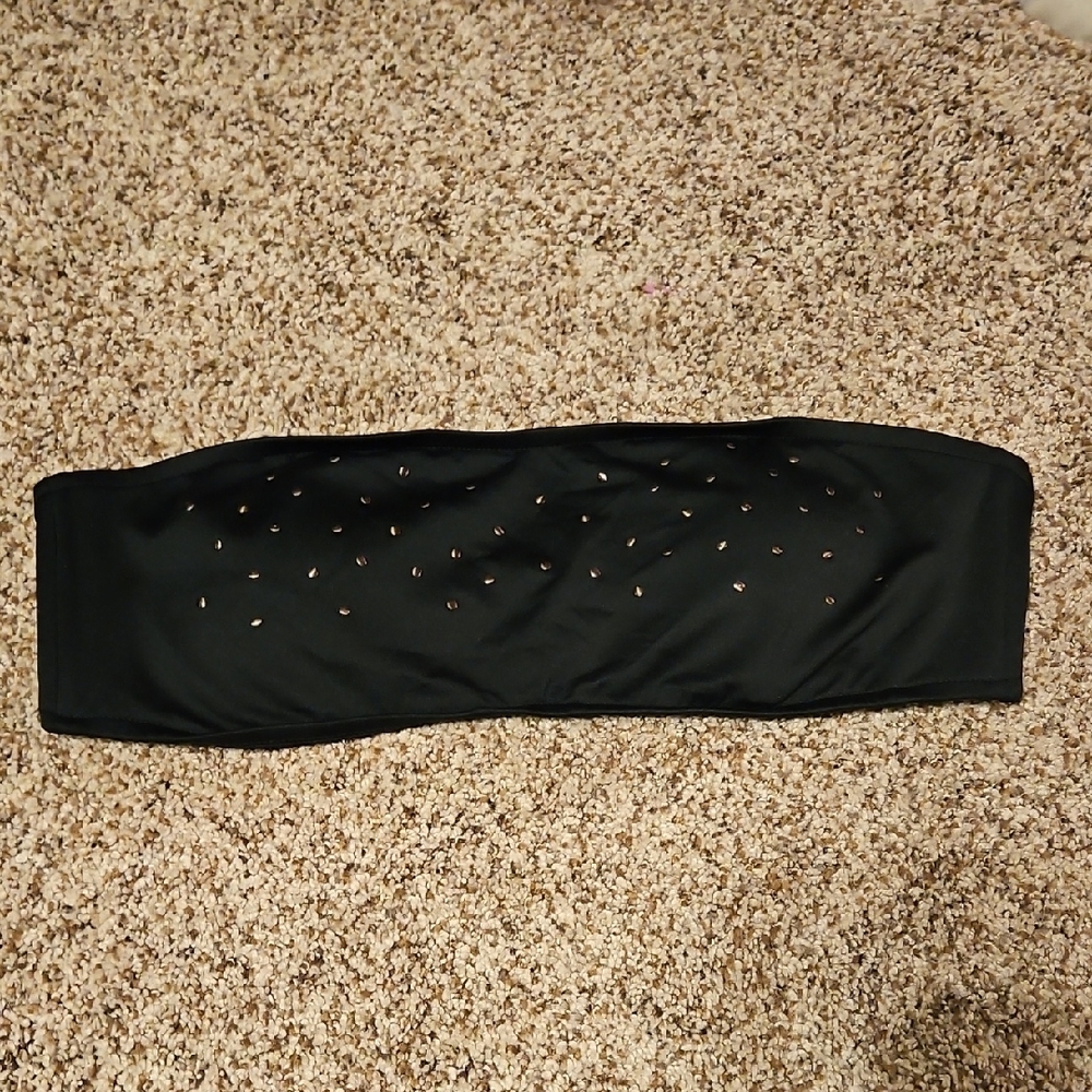 Mossimo Supply Co. Black Bandeau Swim Top